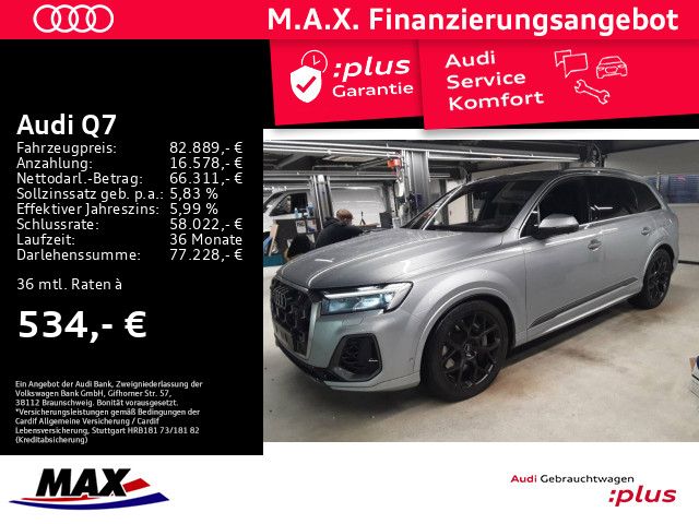 Audi Q7 55 TFSI e QUAT S LINE MATRIX+LUFT+PANO+AHK+VC