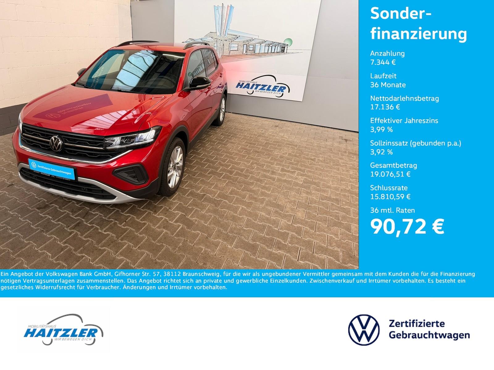 Volkswagen T-Cross Goal 1.0 TSI AHK + LED + ACC + Allwetter