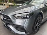 Mercedes-Benz C 200 T AMG - KAMERA - NIGHT - PANORAMA - AHK - mit Benzin-Antrieb: Grau, Sportfahrwerk, Kombi