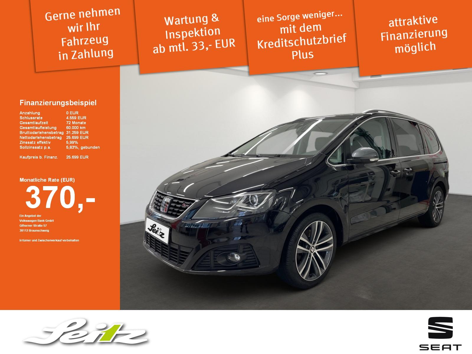Seat Alhambra 1.4 TSI FR-Line *AHK*PANO*NAVI*KAMERA*
