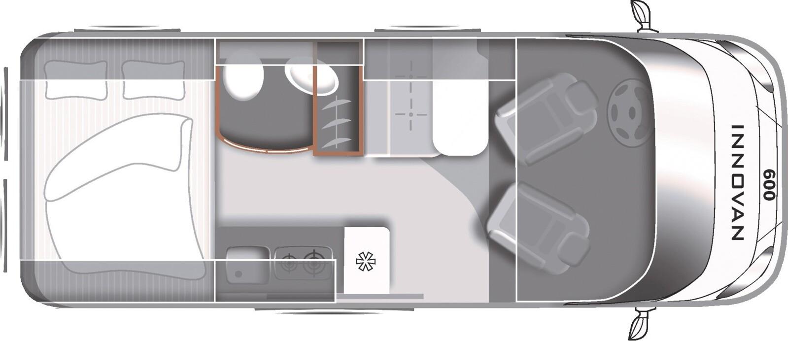 LMC Innovan 600 BackRack+ Navi Fiat Markise