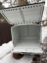 Piaggio Ape 50 mit Kastenaufbau in weiß nur 697 Km - MOFA VON 1 BIS 50 CCM