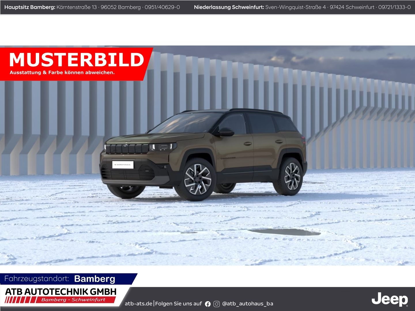 Fahrzeugabbildung Jeep Compass e-Hybrid First Edition MATRIX RFK HEAD-U