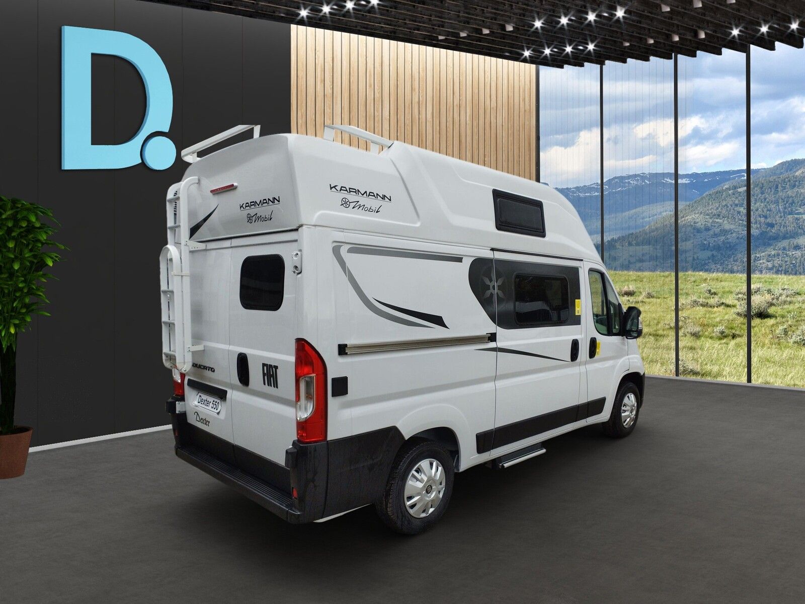 Fahrzeugabbildung Karmann Dexter DE 550 140 PS, Rückfahrkamera