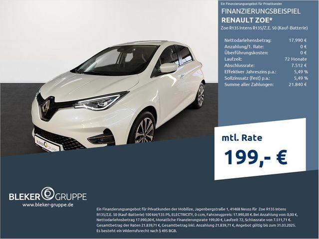 Renault ZOE Intens Z.E. 50 R135 Kaufbatterie