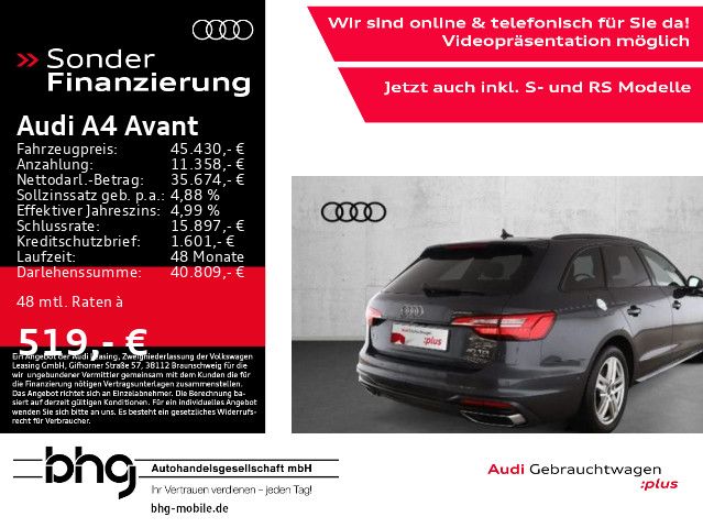 Audi A4 Avant 40 TDI quattro S tronic advanced