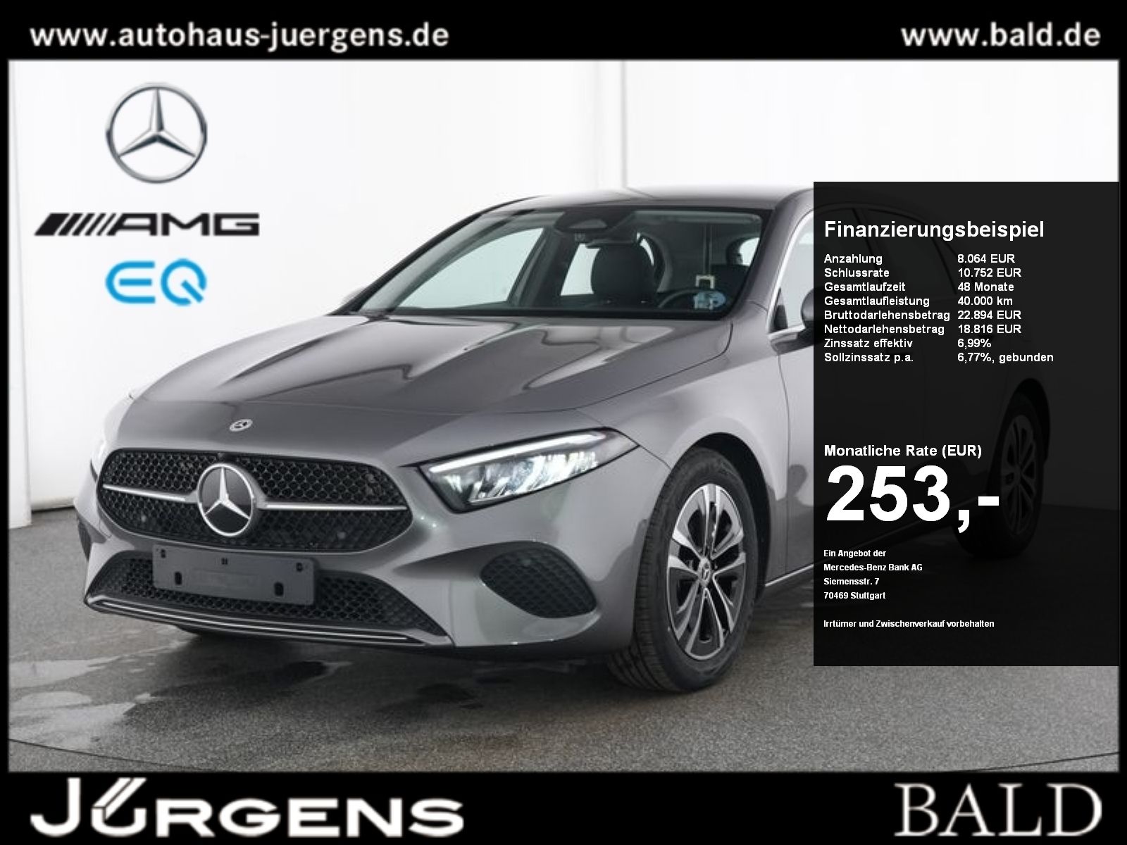 Mercedes-Benz A 180 Progressive LED Kamera SHZ Winter 17'