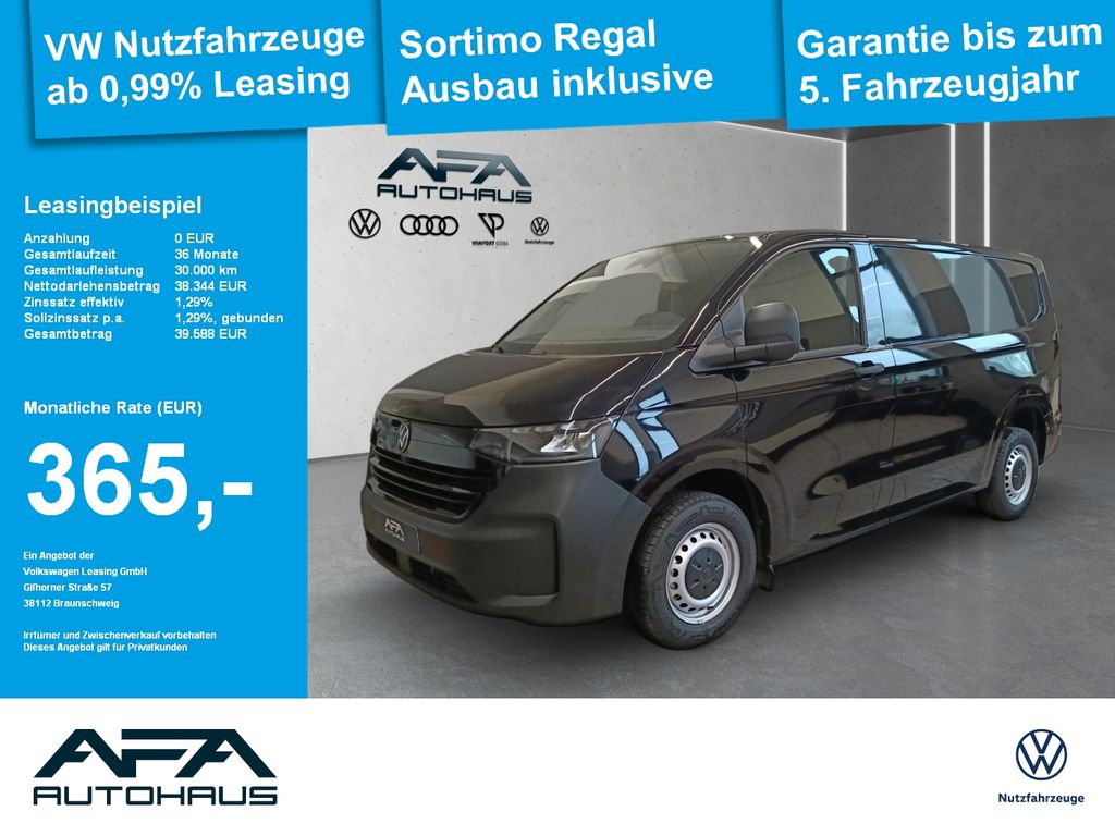 Volkswagen T7 Transporter Kasten TDI Navi*Vorb.AHK*Sortimo