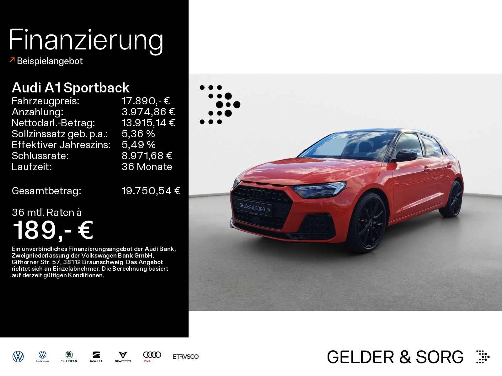 AUDI A1 Sportback 30 TFSI Advanced Virtual*LED*GRA*