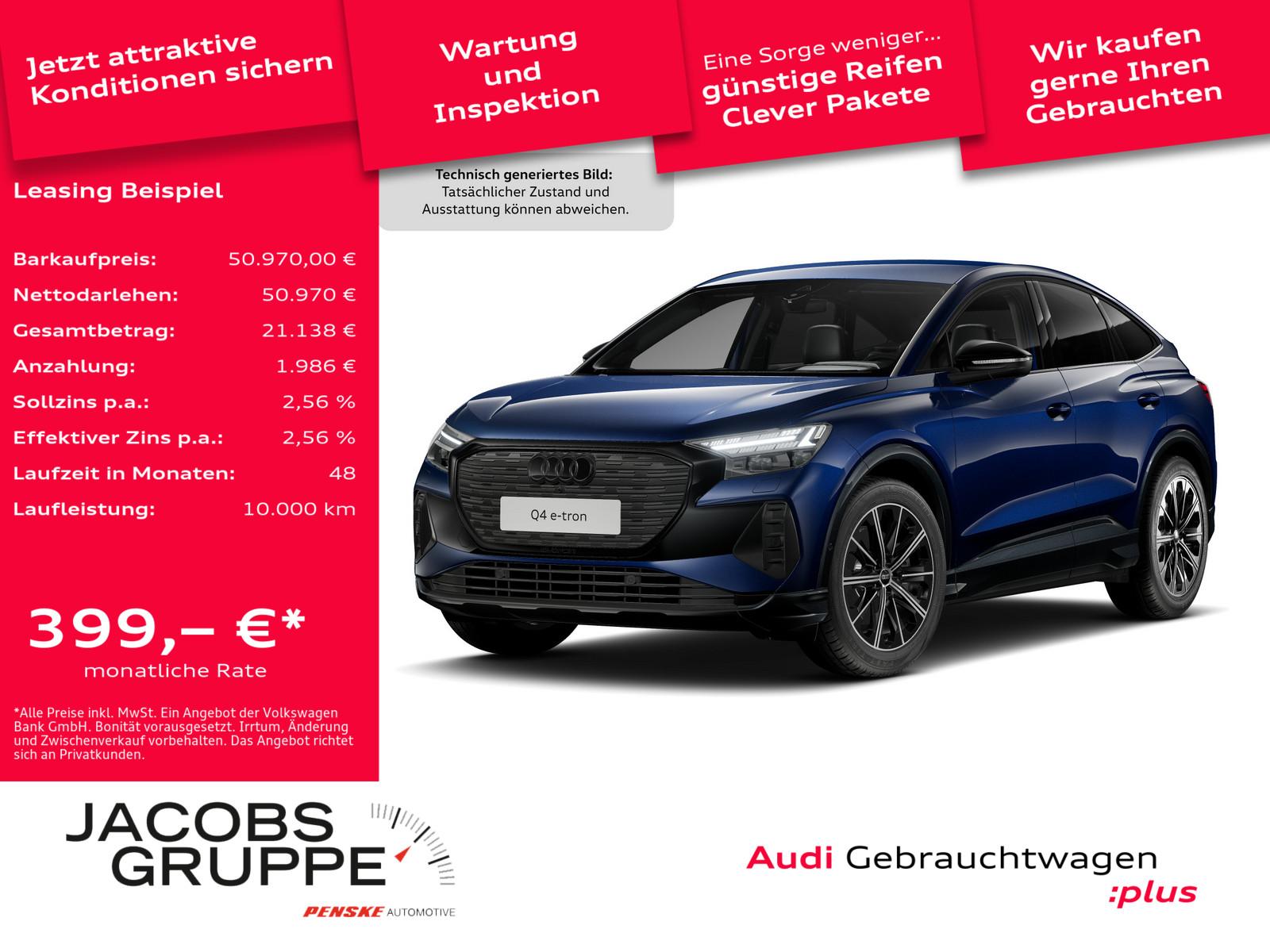 Audi Q4 Sportback 45 ACC*Matrix*AHK*360°*SHZ e-tron