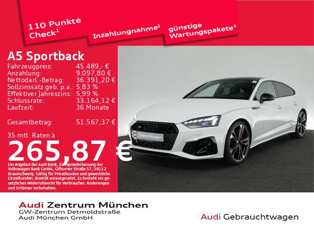 Audi A5 Sportback 45 TFSI qu. S tronic S line competi foto 1