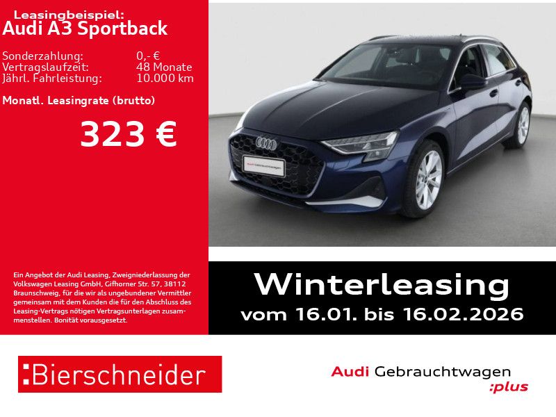 Audi A3 Sportback 30 TFSI advanced 17 LED ACC CAM NAV