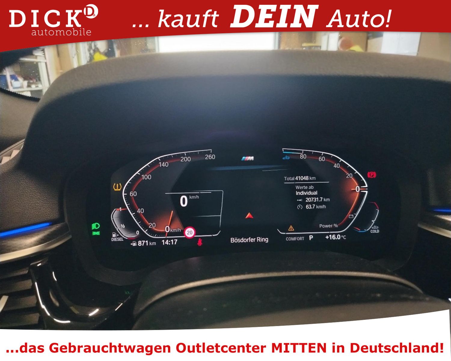 Fahrzeugabbildung BMW 520d T Aut. M SPORT/LASER/HUD/SHZ/360°/AHK/8Fa
