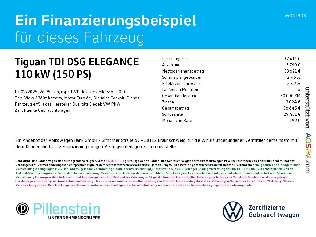 Volkswagen Tiguan TDI DSG ELEGANCE MAX+AHK+AREA+HEAD+18" imagem 2
