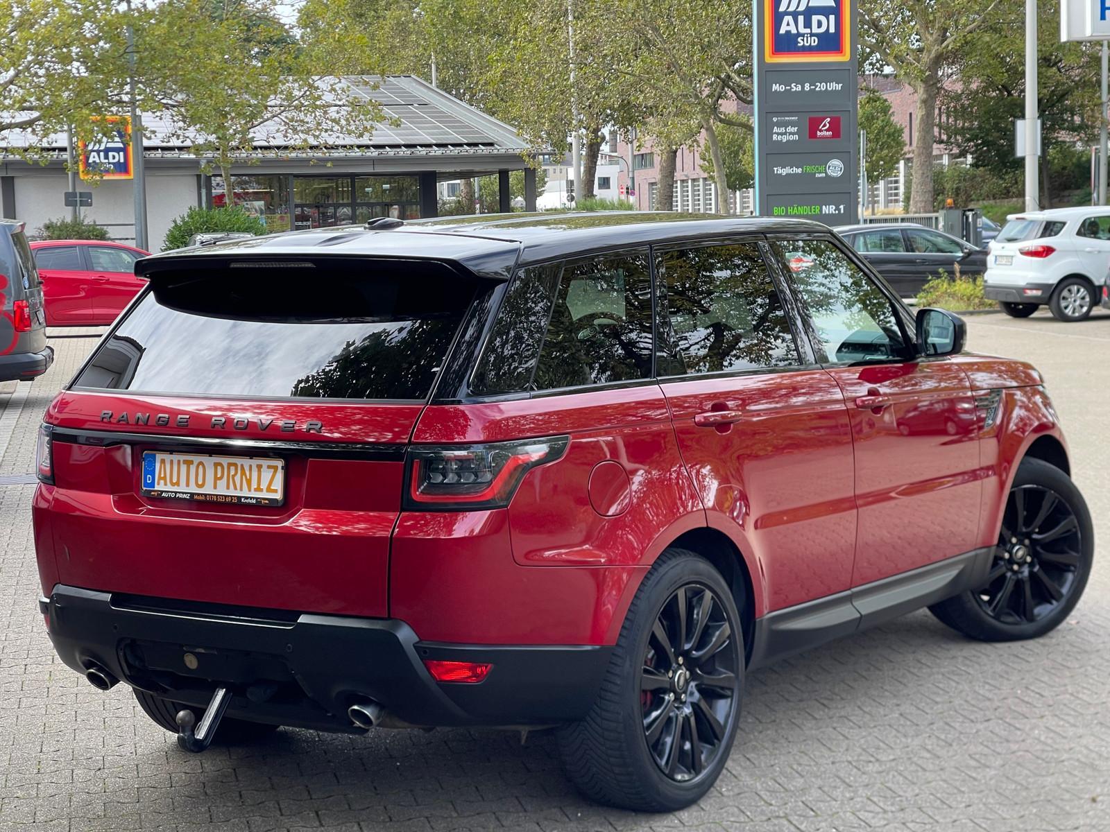 LAND ROVER RANGE ROVER SPORT SDV6 RED EDITION| ATTELAGE| CAMÉRA| | 258 ch | 4X4 | BVA | HAYON ÉLECTRIQUE | VOLANT EN CUIR | ASSISTANT FEUX DE ROUTE PAR CAMÉRA