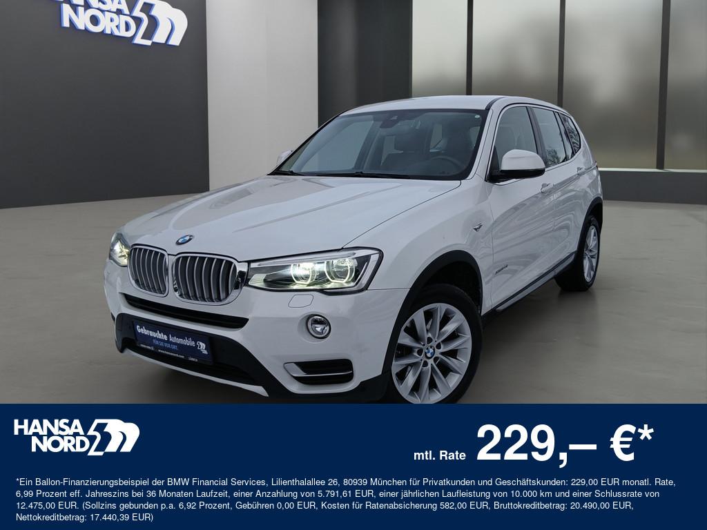 BMW X3 xDrive20i xLine LED NAVI HUD LEDER KAMERA 18"