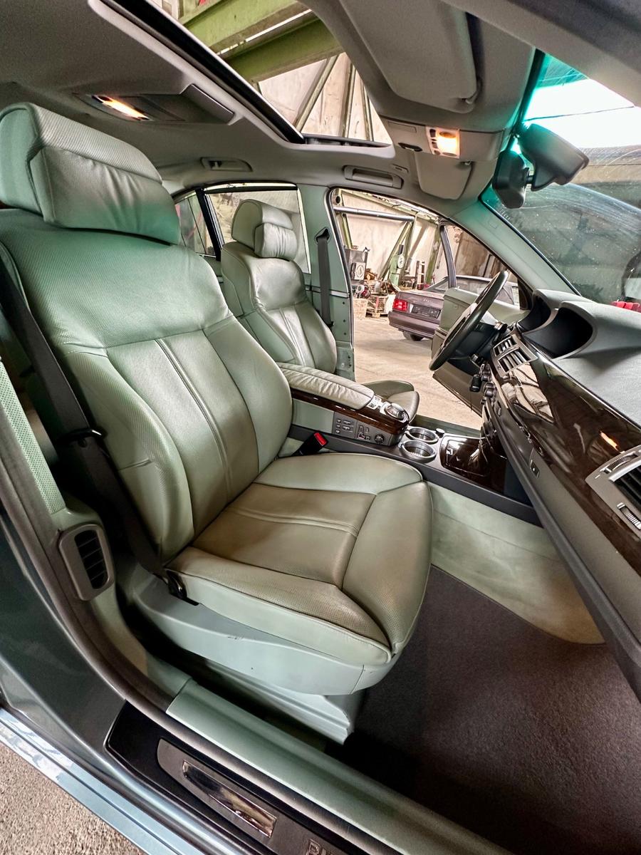 BMW 745i E65 V8 Prins LPG schiefergrün Top Zustand!