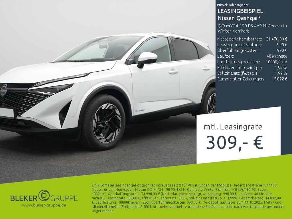 Nissan Qashqai QQ MY24 190 PS 4x2 N-Connecta Winter Ko