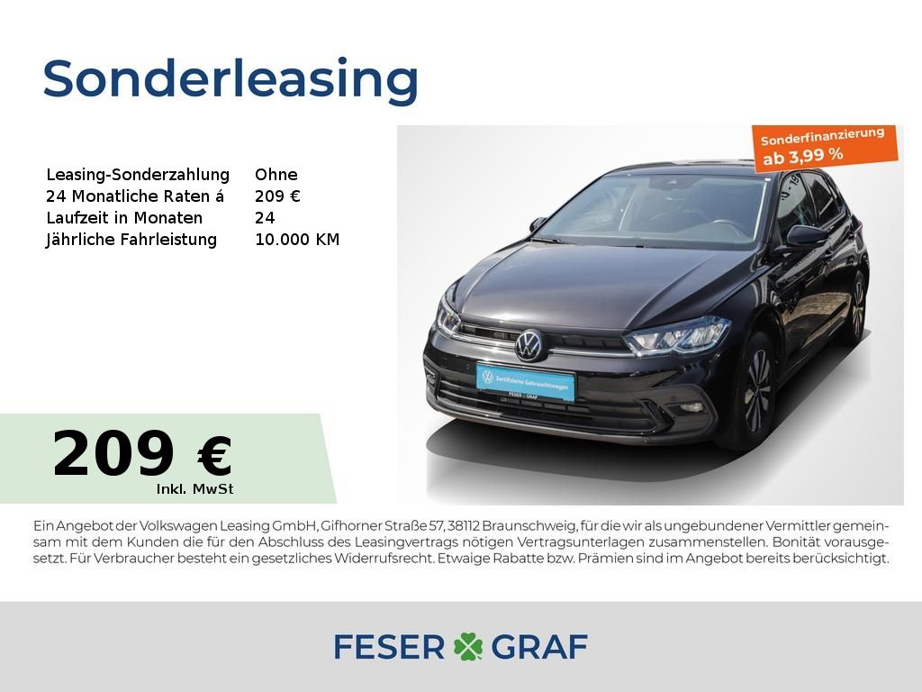 Polo 1.0 TSI Goal ACC Alu 15" LED Navi PDC Sitzh