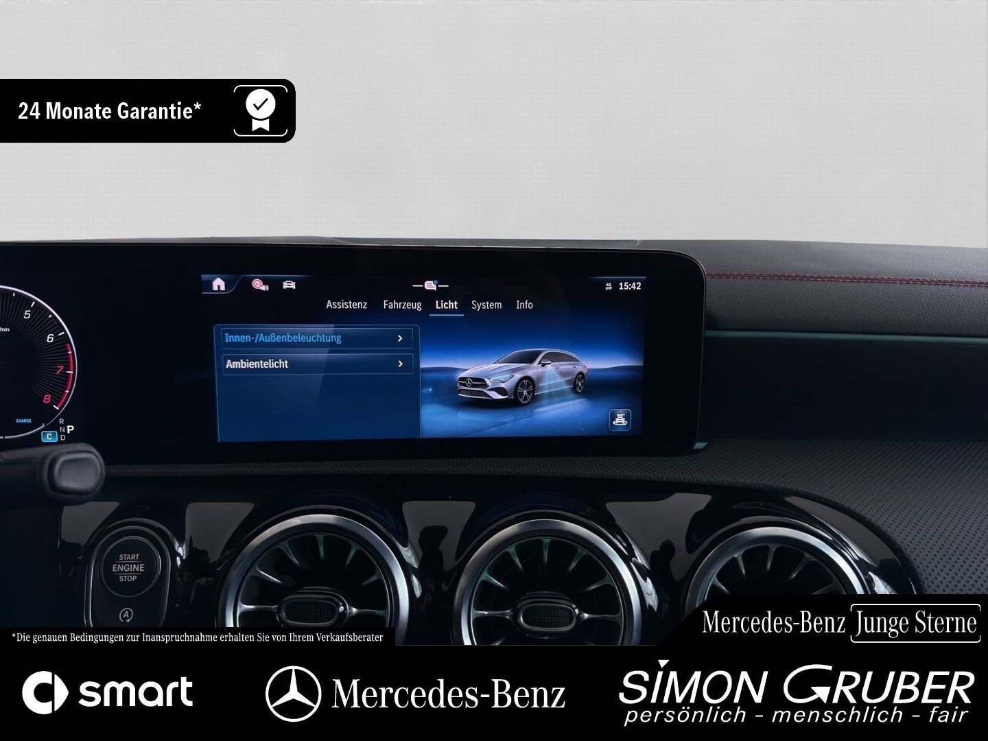 Fahrzeugabbildung Mercedes-Benz CLA 200 Shooting Brake AMG Night Pano Winter