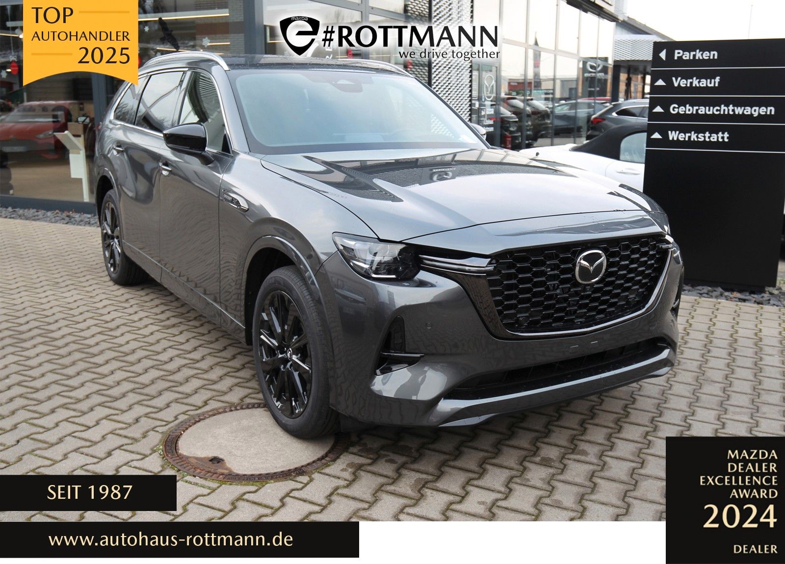 Mazda CX-80 PHEV 327ps Aut. AWD Homura COSO-P 7 sitze