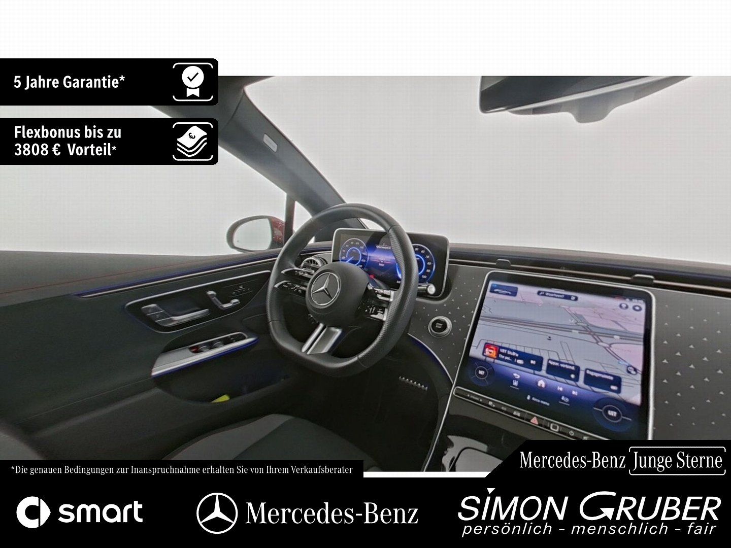Fahrzeugabbildung Mercedes-Benz EQE 300 AMG Pano Ambi Memory LED Keyless Kamera