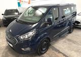 Ford Tourneo Custom 2.0, 8 Sitzer, AHK, Navi, SHZ - blaue Ford Tourneo Custom
