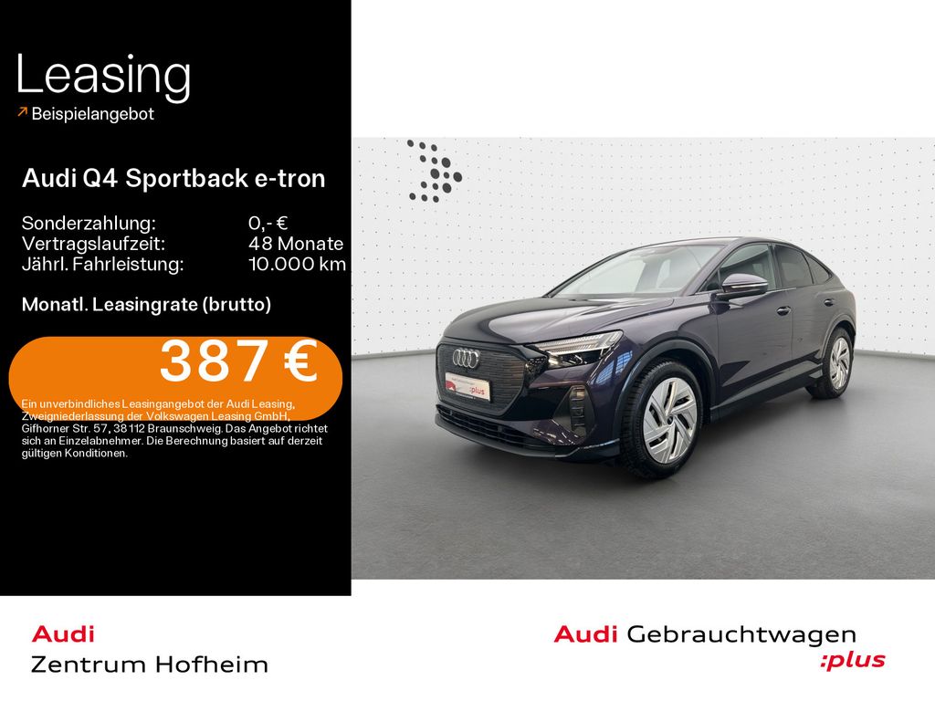 Q4 Sportback e-tron 40 S line*AR-HUD*Matrix*Virt