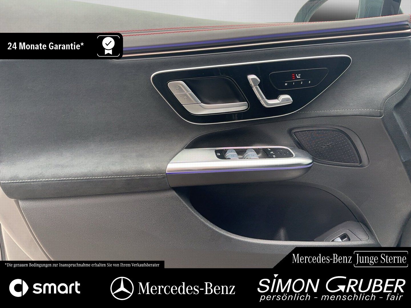 Fahrzeugabbildung Mercedes-Benz EQE 350 4M AMG Int/Ext Pano WP Distronic Md2024