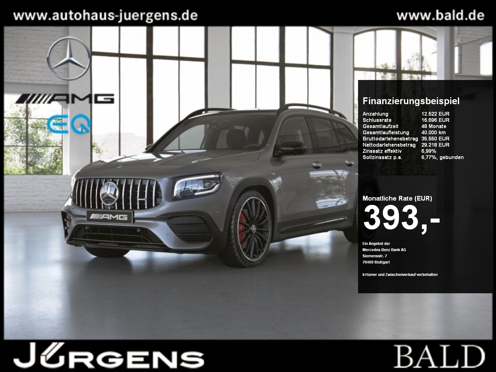 Mercedes-Benz GLB 35 AMG 4M MLB/360/Pano/AHK/Night/Totw/Memo