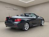 BMW 220d Cabrio Sport-Aut.  M-Sportpaket *1.Hand* - schwarze BMW 220