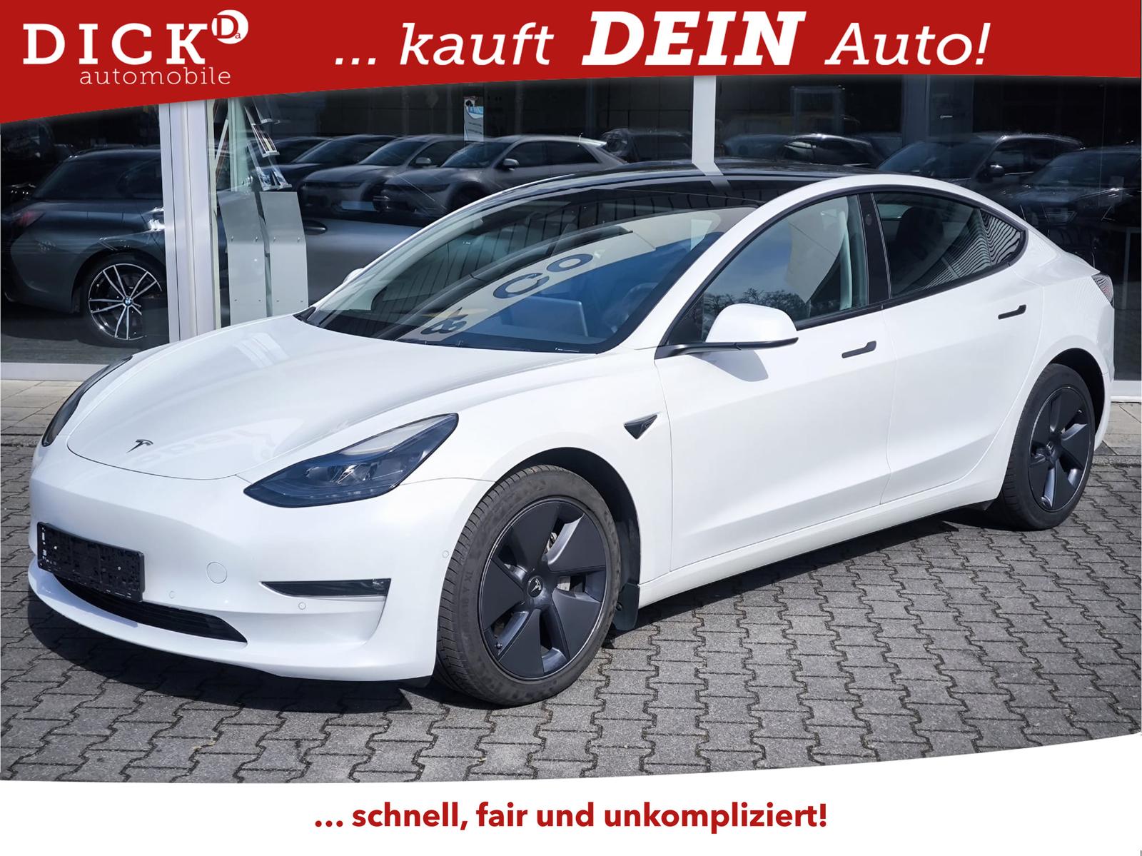 Tesla Model 3 LR Dual AWD PANO+STDHZ+LED+KAM+NAVI+ACC+