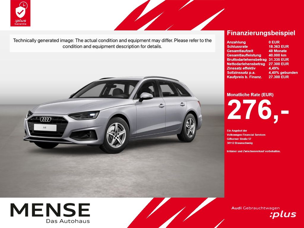 A4 Avant 30 TDI S tronic ACC Navi Akustikglas LM