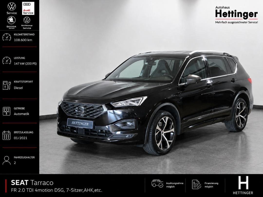 SEAT Tarraco FR 2.0 TDI 4motion DSG, 7-Sitzer,AHK,Nav