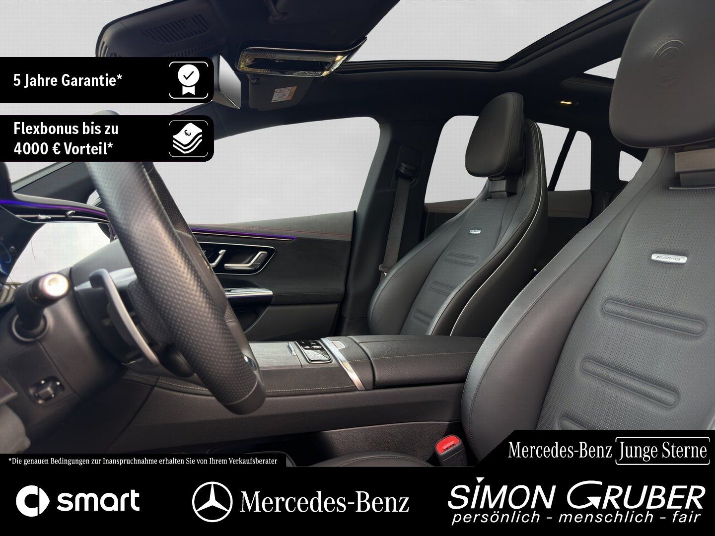 Fahrzeugabbildung Mercedes-Benz EQE 43 4M AMG Pano Hyper Airmatic Digi HAL HUD