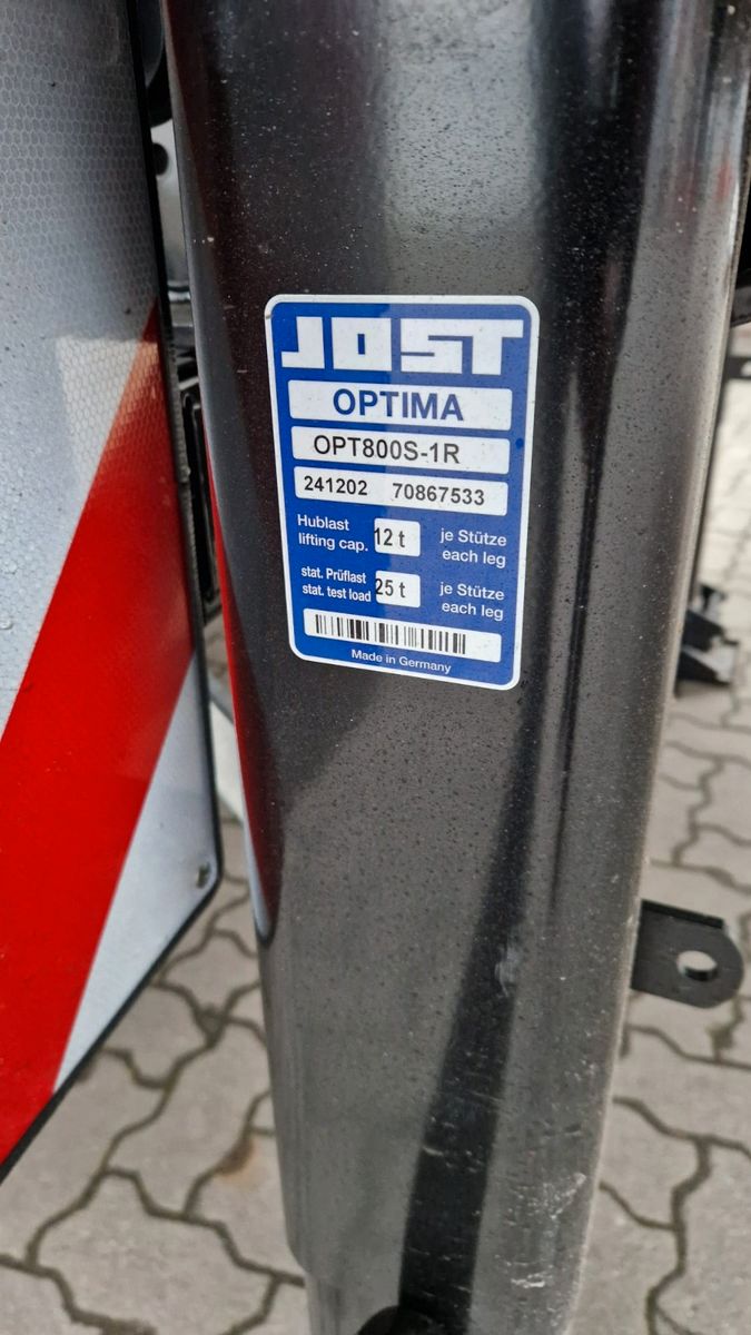 Fahrzeugabbildung Krone Plateau-Auflieger - Lenkachse + Stapleraufnahme