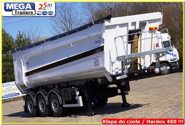 MEGA 30-38 m³ Half-Pipe tipper HARDOX/450, UNIVERAL!!