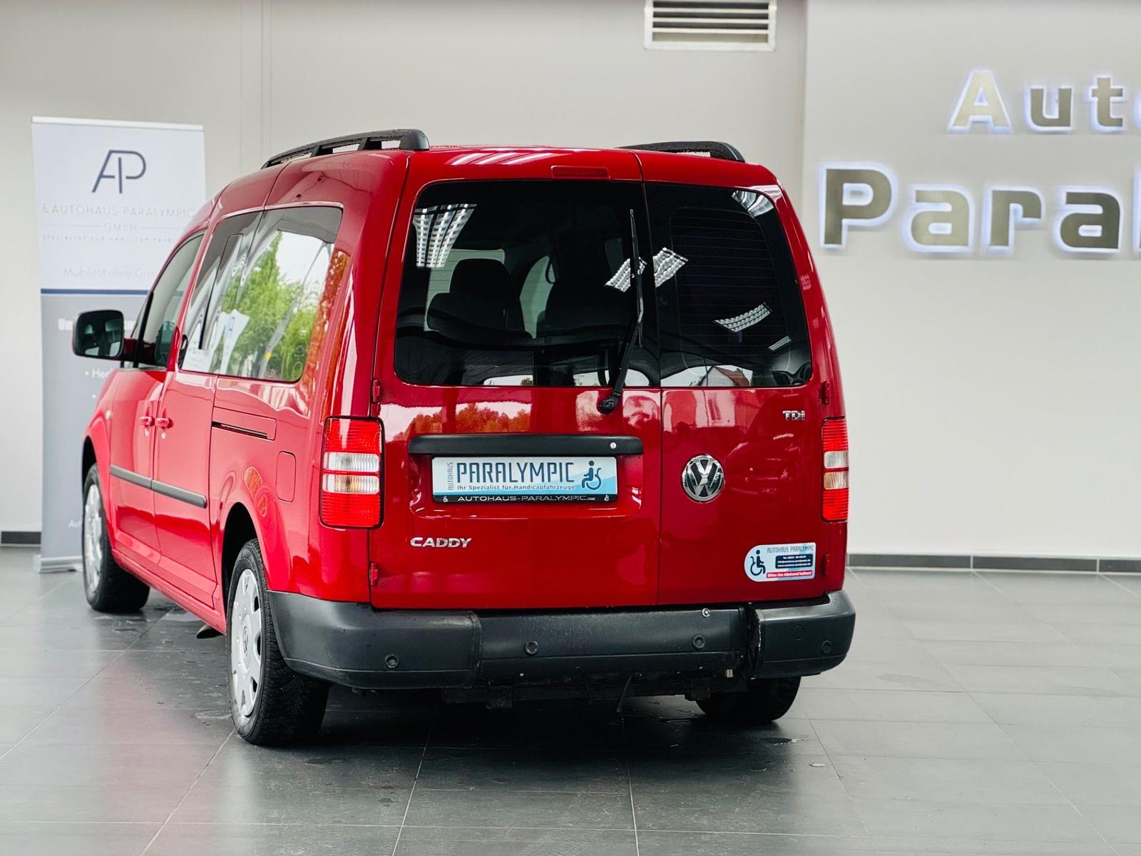 Volkswagen Caddy Maxi 2.0 TDI Rollstuhlgerecht-Rampe 