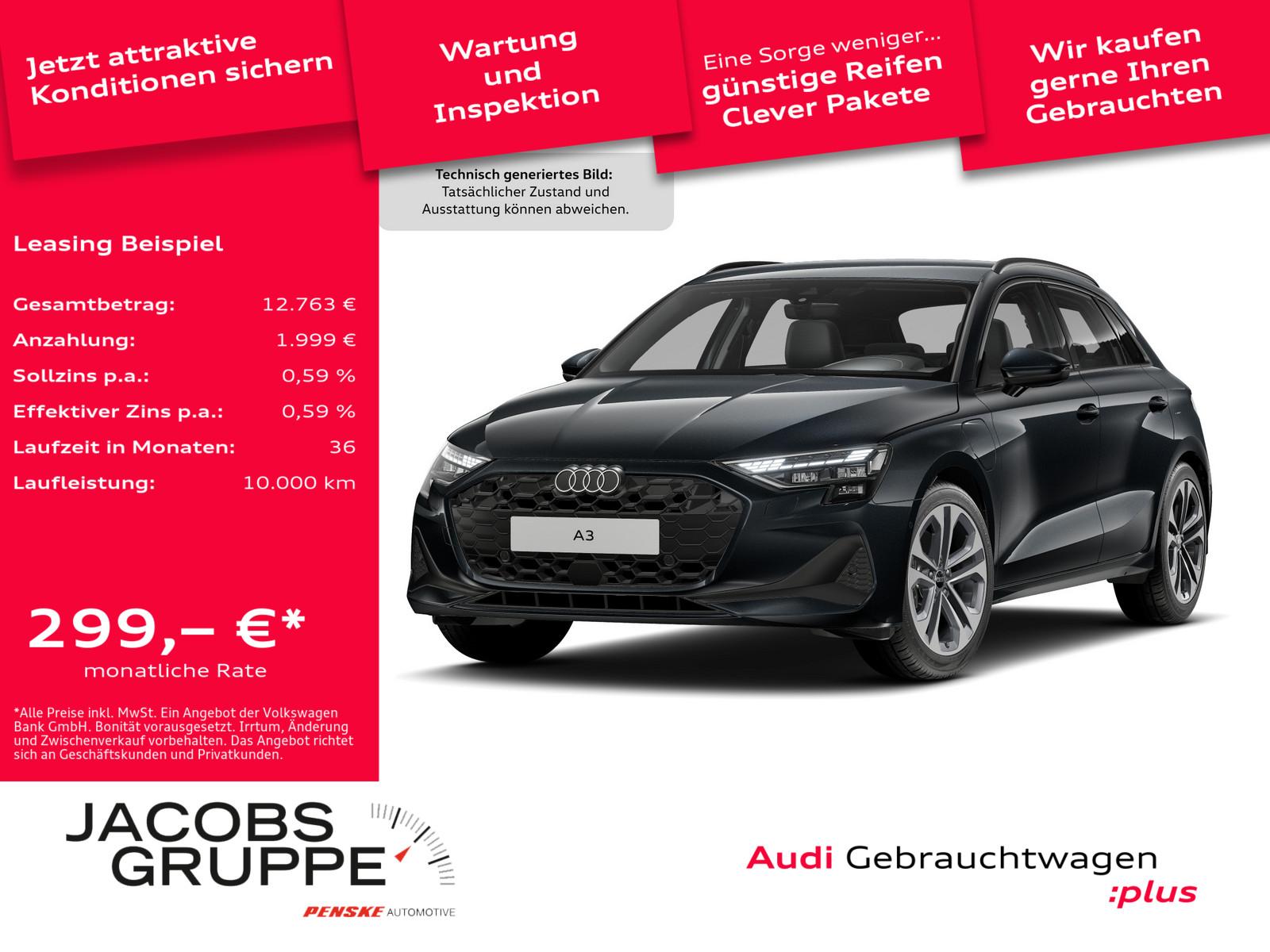 Audi A3 Sportback 40TFSIe ACC/Navi+/Matrix/Kam/VC+