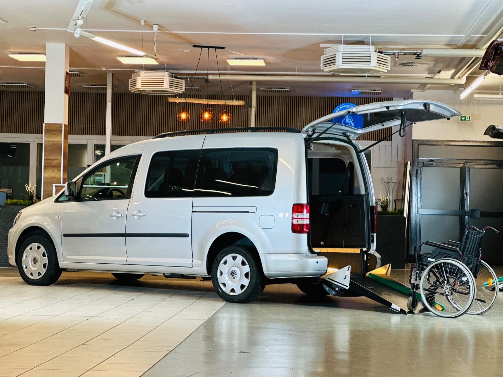 Volkswagen Caddy Maxi-Behindertengerecht-Rampe-