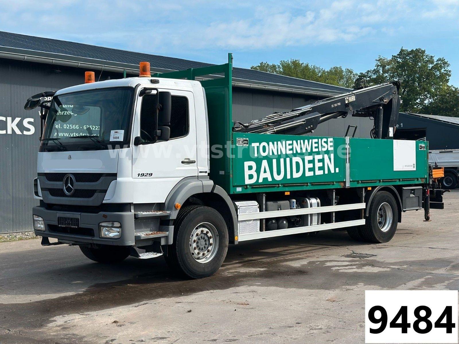 Mercedes-Benz Axor 1929 4x2 Pritsche + HIAB Ladekran