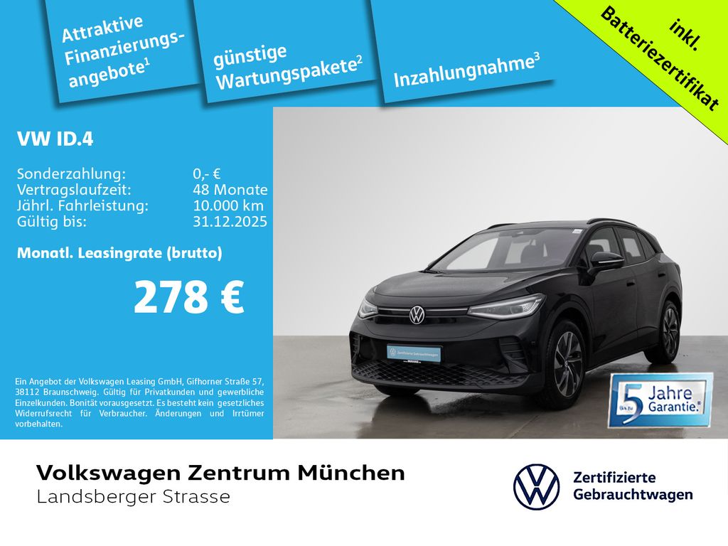Volkswagen ID.4 Pure Wärmepumpe ACC CCS Navi LED Alu19Hamar