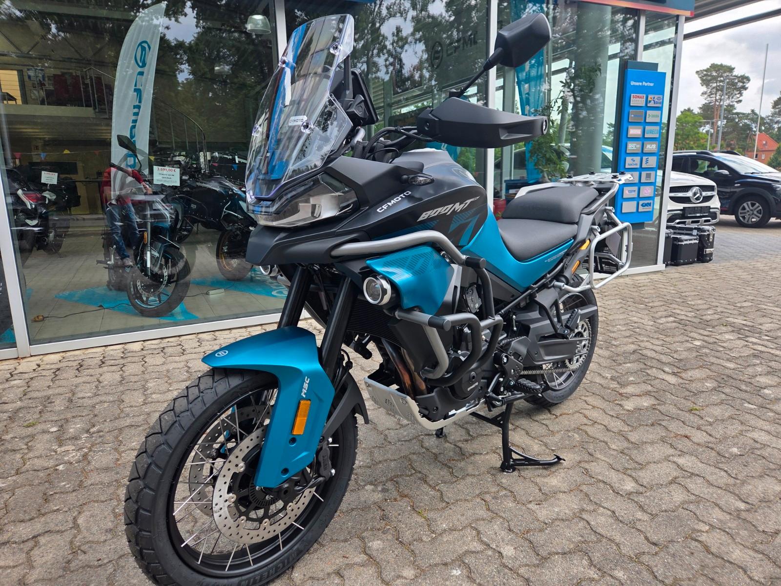 CFMOTO 800 MT - ES Neptune Blue sofort verfügbar