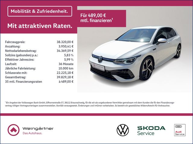 Golf VIII R 4Motion, Matrix, Rear View, Navi, DS