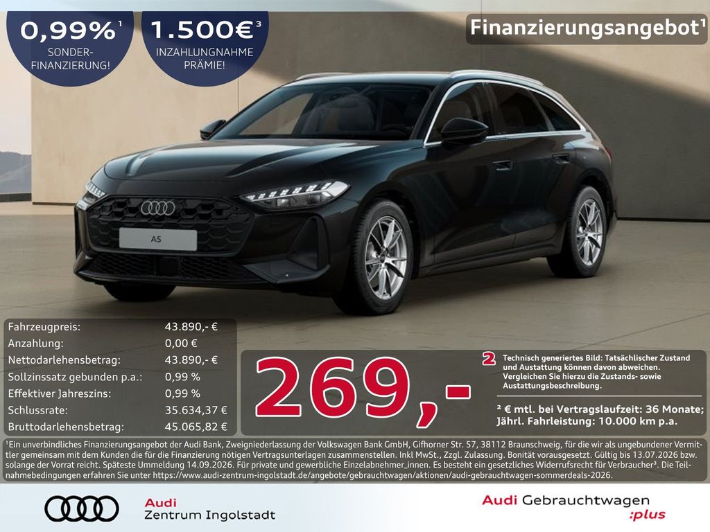 Audi A5 Avant TDI qu Tech STHZG LED Kamera PDC ACC