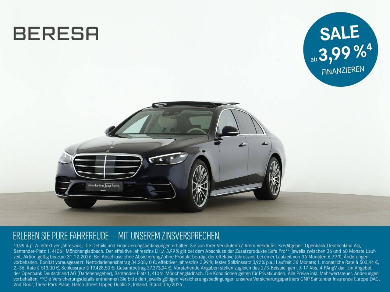 MERCEDES-BENZ S 400 d 4M AMG Massage Sitzklima HUD Pano