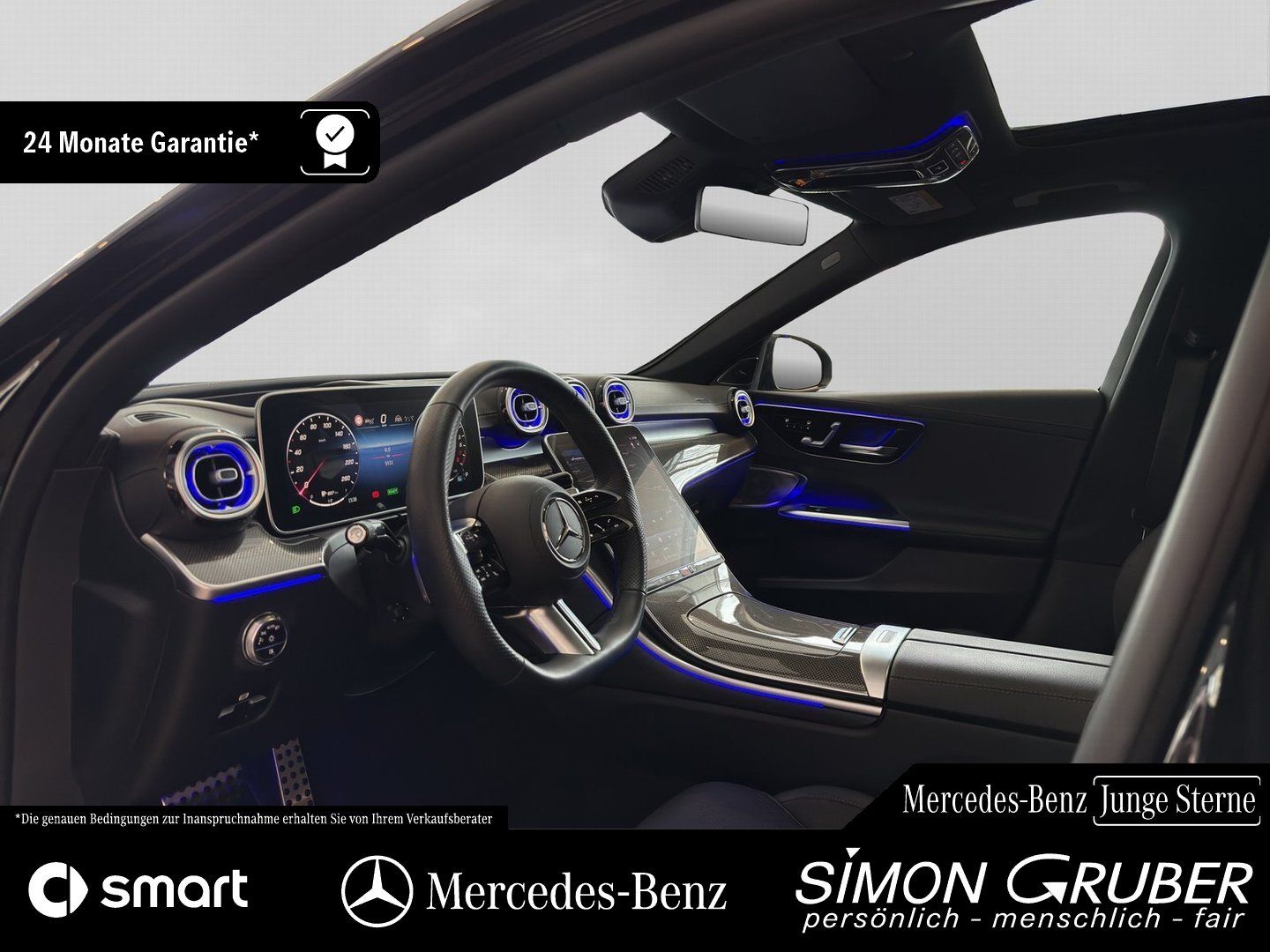 Fahrzeugabbildung Mercedes-Benz C 300 e AMG Pano HUD Burm 360 Sitzklima Massage