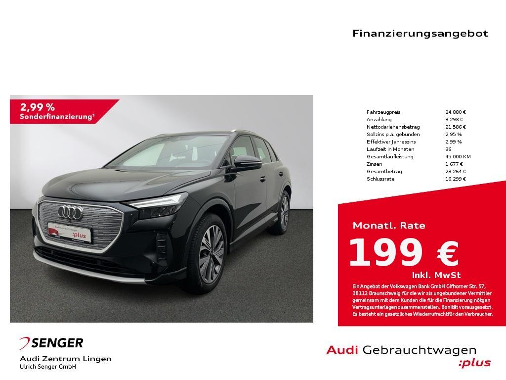 Audi Q4 e-tron 40 MMI LED Smartphone-Interface Sitzh.