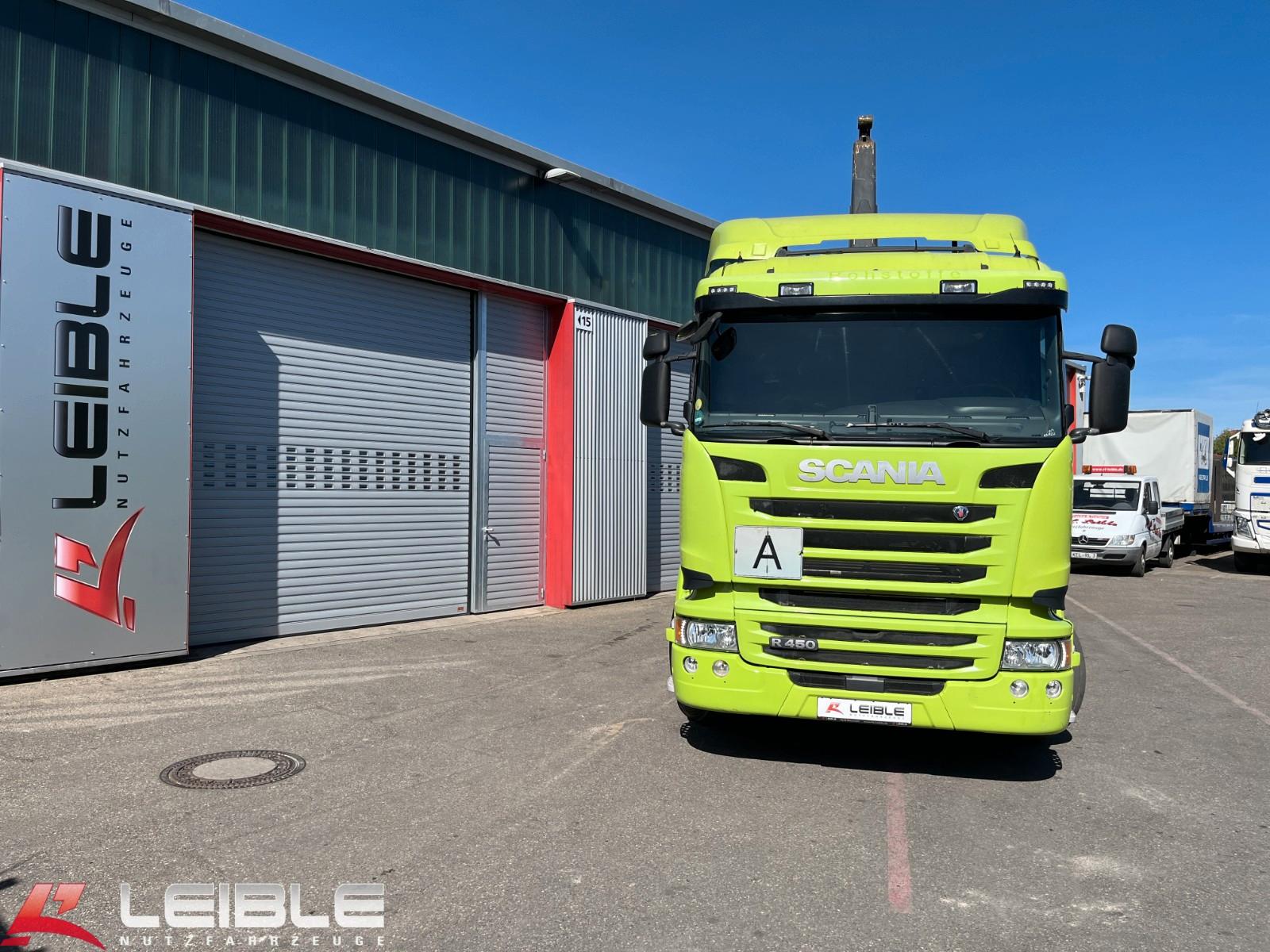 Scania R 450 6x2*4HNA*Meiller Haken*Retarder*Lift-Lenk*