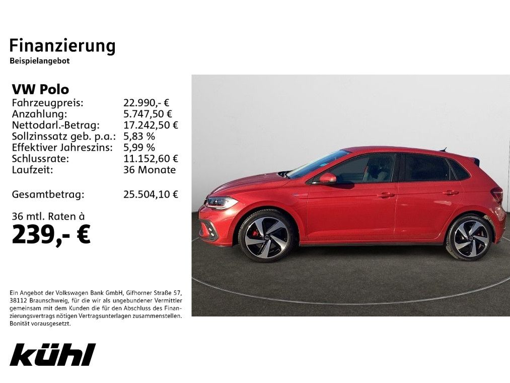 Volkswagen Polo VI 2.0 TSI DSG GTI Navi Kamera foto 2